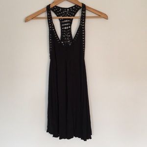 Black Buffalo David Bitton crochet racerback tank